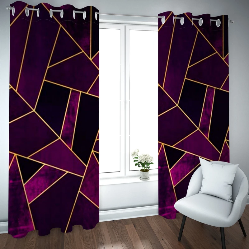 پرده مدل چاپی هازان سایز 300×150 سانتی متر 