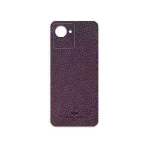 MAHOOT Purple-Leather Cover Sticker for Realme C30s