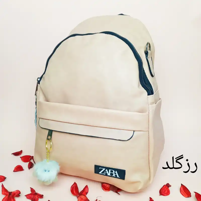کوله پشتی زنانه مدل دانشجویی سه حالته کد 078