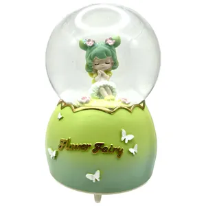 گوی موزیکال مدل پمپی چرخشی  Flower Fairy طرح دختر ملوس کد RPB7694