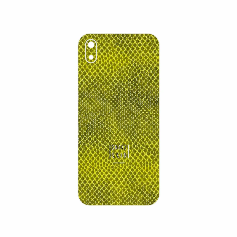 برچسب پوششی ماهوت مدل Yellow Snake Skin مناسب برای گوشی موبایل هوآوی Y5 2019