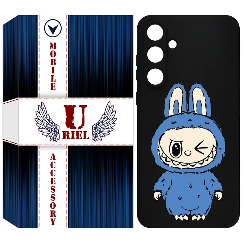 کاور یوریل مدل KSH کد 116 طرح عروسک لبوبو مناسب برای گوشی موبایل سامسونگ Galaxy A55