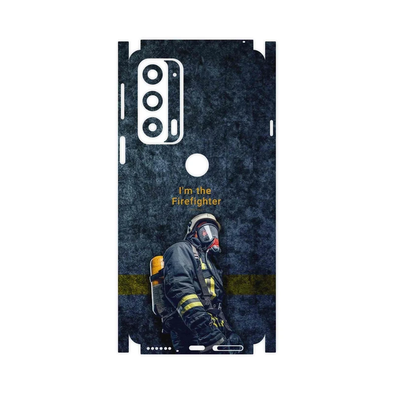 برچسب پوششی ماهوت مدل Firefighter-FullSkin مناسب برای گوشی موبایل موتورولا Edge 20