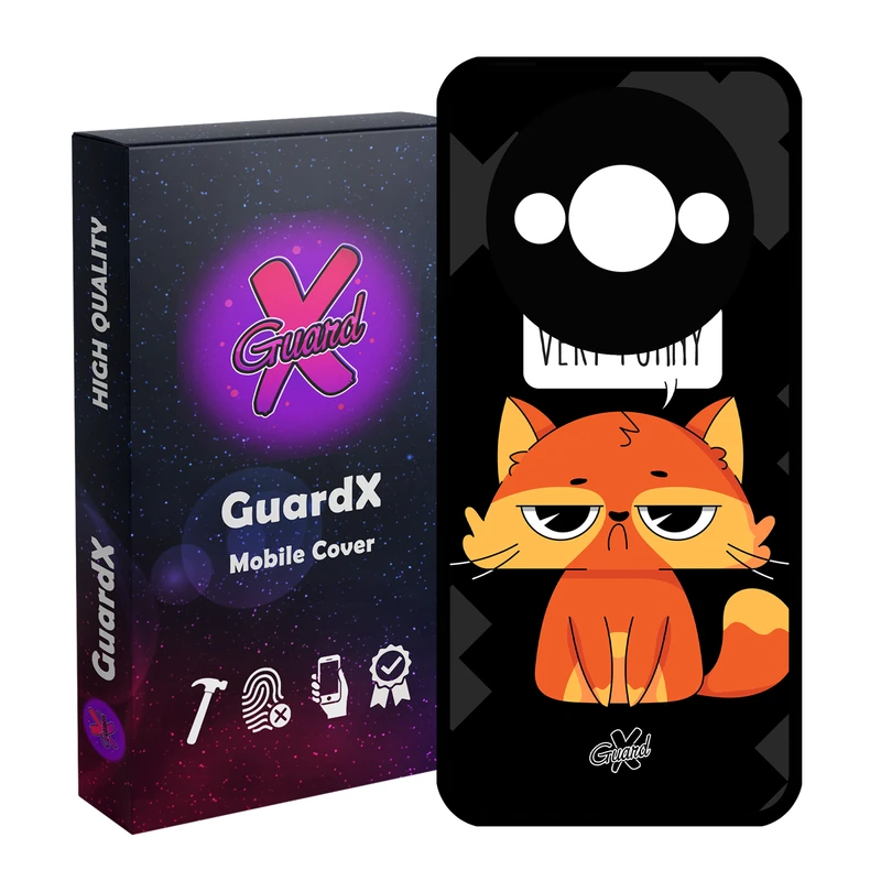 کاور گارد ایکس طرح Funny مدل قاب Glass10161 مناسب برای گوشی موبایل شیائومی Redmi A3 4G/ A3X 4G/ Poco C61