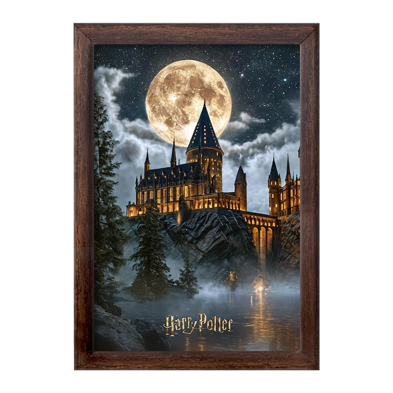 تابلو خندالو طرح هاگوارتز هری پاتر (Harry Potter) کد F8825