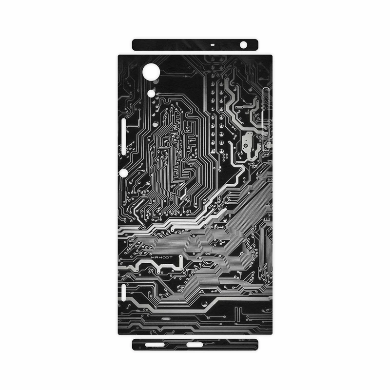 برچسب پوششی ماهوت مدل Black Printed Circuit Board-FullSkin مناسب برای گوشی موبایل سونی Xperia XA1