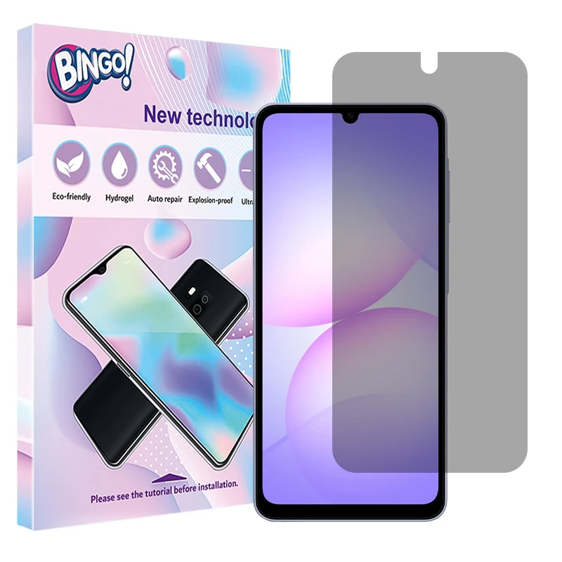 محافظ صفحه نمایش حریم شخصی بینگو مدل Tough مناسب برای گوشی موبایل سامسونگ Galaxy A07 4G