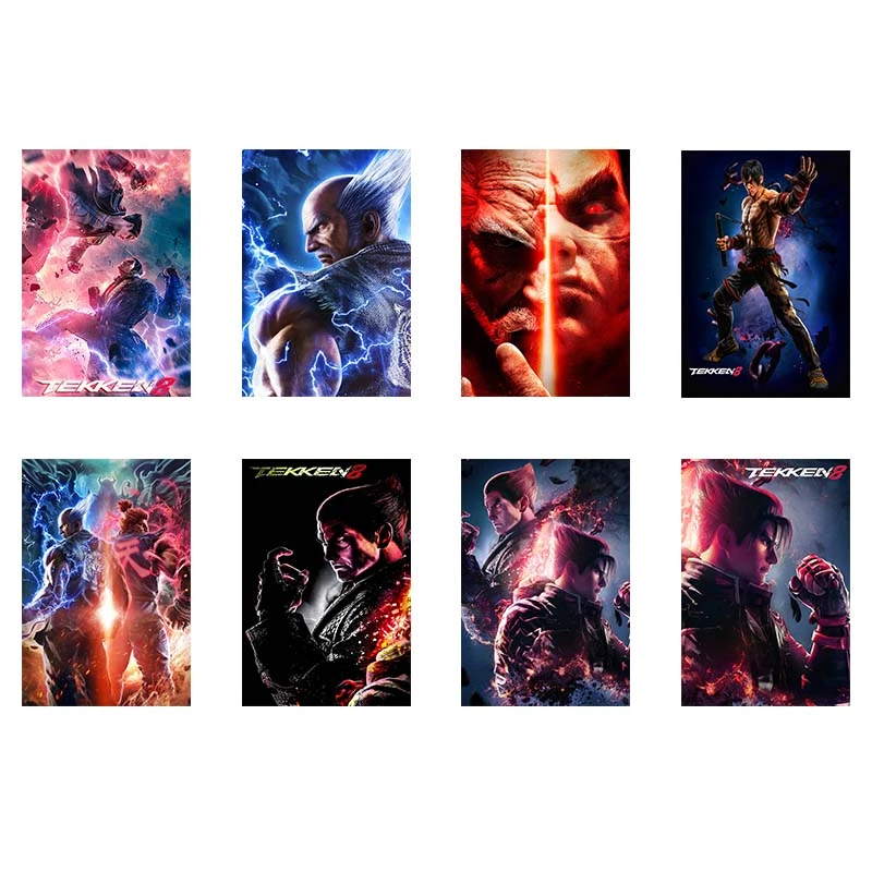 پوستر کارنيکا طرح تیکن کد 88150 مجموعه 8 عددی