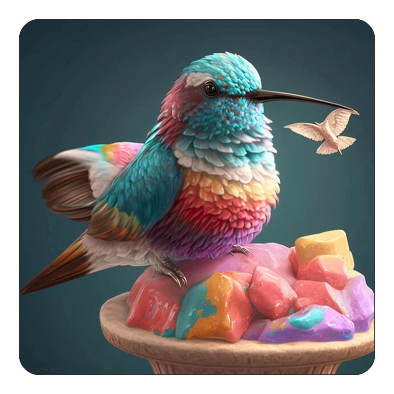 مگنت کاکتی طرح حیوانات رنگی مدل mp25835