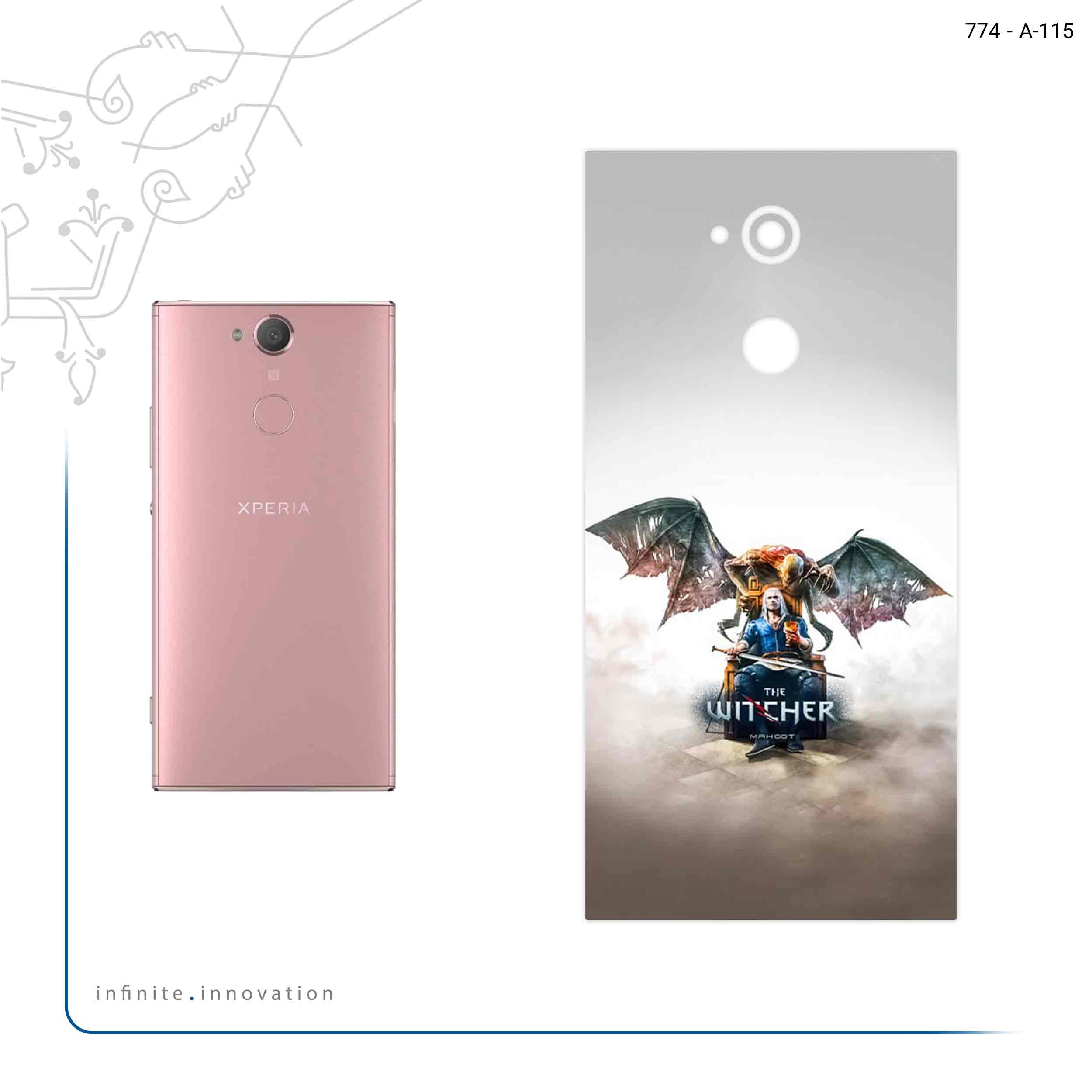 برچسب پوششی ماهوت مدل The Witcher Game Series مناسب برای گوشی موبایل سونی Xperia XA2 Ultra