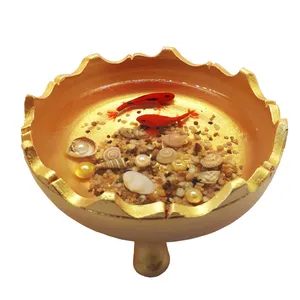 ظرف ماهی هفت سین مدل کاسه پایه دار کد 059