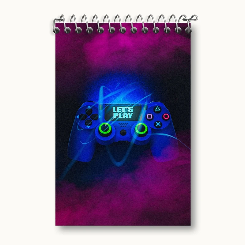 دفتر یادداشت 50 برگ خندالو مدل گیمر کد F2383