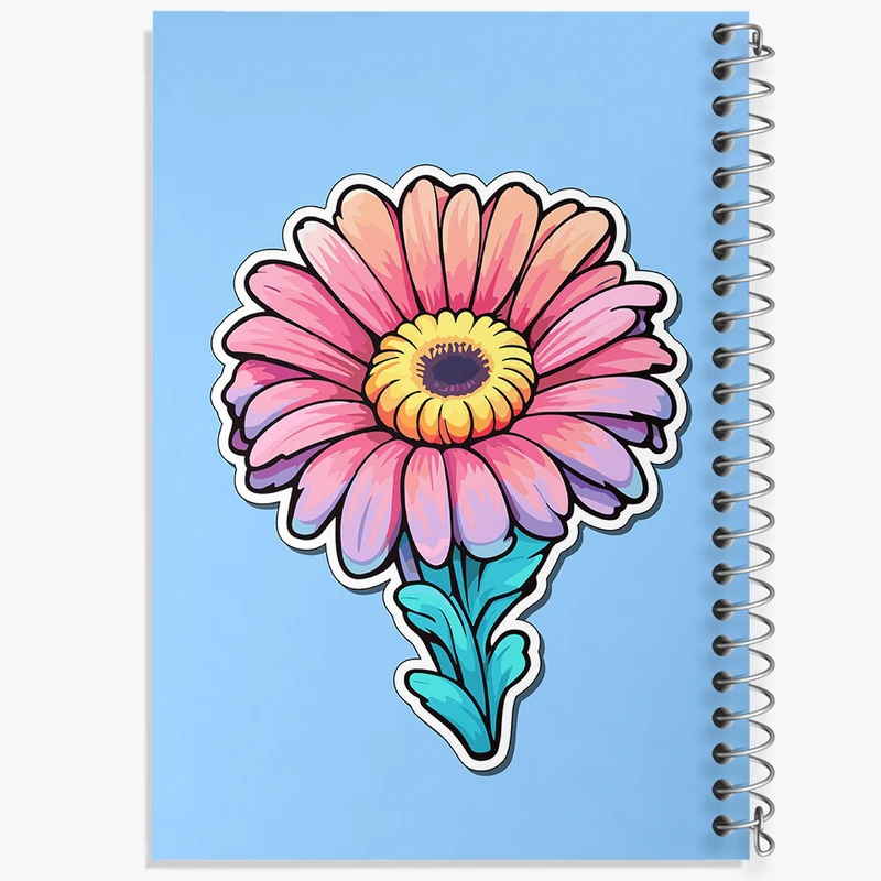 دفتر لیست خرید 50 برگ خندالو طرح گل و گیاه کد 36607