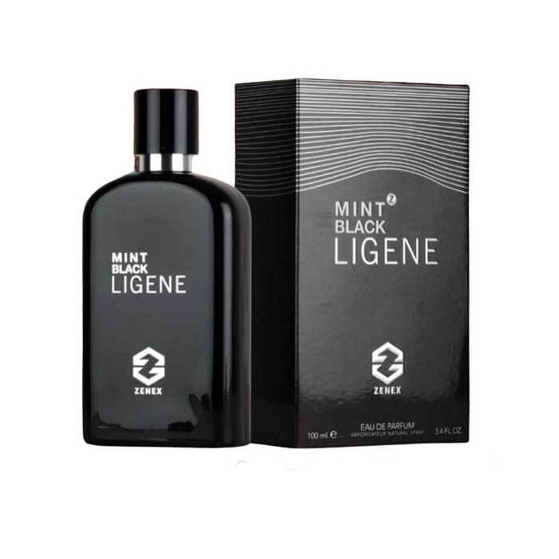 ادو پرفیوم مردانه زنیکس مدل mint black ligene حجم 100 میلی لیتر