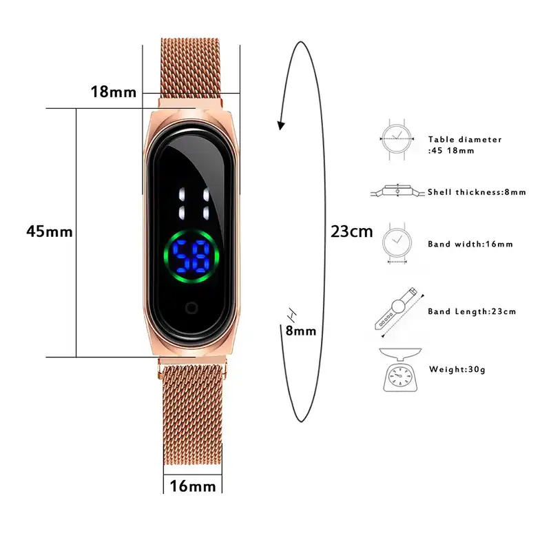 ساعت مچی دیجیتال زنانه مدل 2040