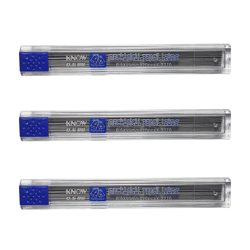 نوک مداد نوکی 0.5 میلی متری نو مدل K-2270 بسته 3 عددی نوک مداد نوکی 0.5 میلی متری نو مدل K-2270 بسته 3 عددی