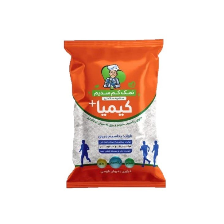 نمک کم سدیم با زینک کیمیا - 500 گرم