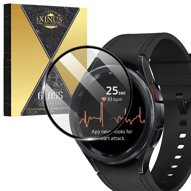محافظ صفحه نمایش ژینوس مدل XWPM مناسب برای ساعت هوشمند سامسونگ Galaxy Watch 6 Classic 43mm