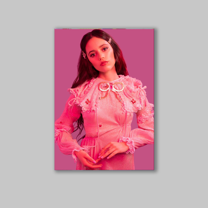 تابلو شاسی مدل جنا اورتگا Jenna Ortega کد LA-10406 