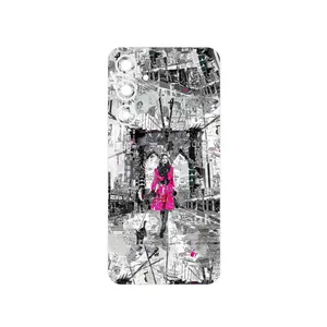 MAHOOT Collage of Catwalk Bridge Cover Sticker for Samsung Galaxy A35