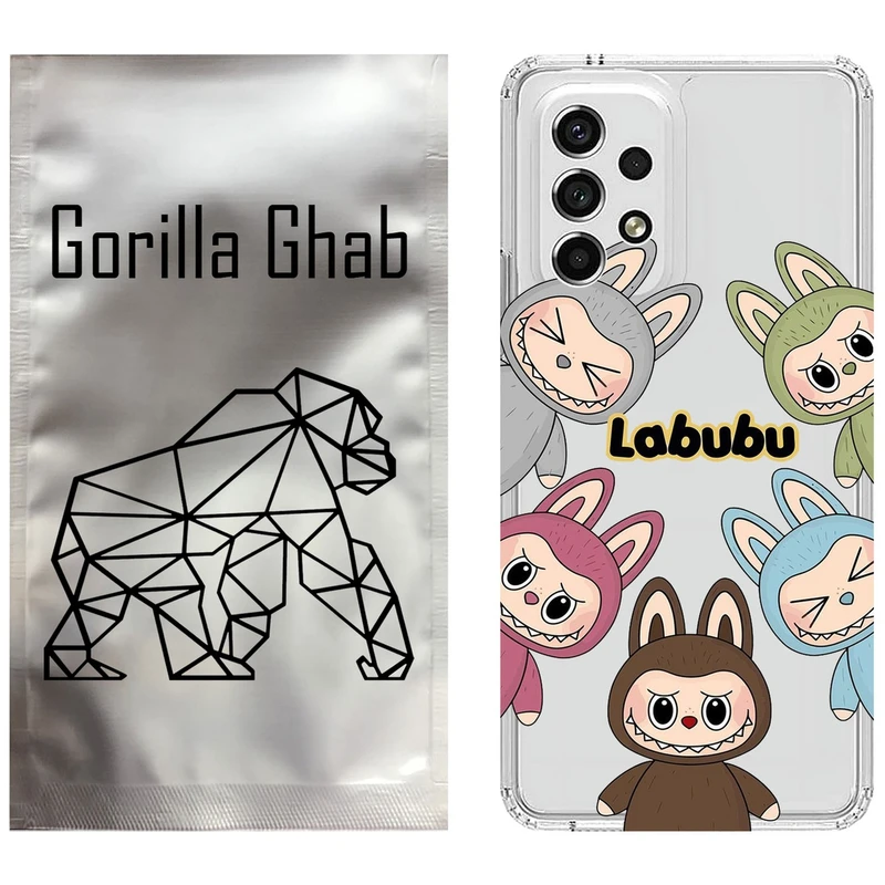 کاور گوریلا قاب مدل CLG کد 102 طرح لبوبو Labubu مناسب برای گوشی موبایل سامسونگ Galaxy A33