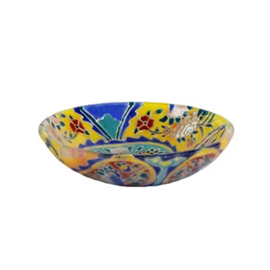 کاسه شیشه ای طرح نصیرالملک کد 001 دستساز