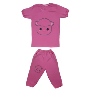 ست تی شرت و شلوارک دخترانه مدل 08 کد Z116