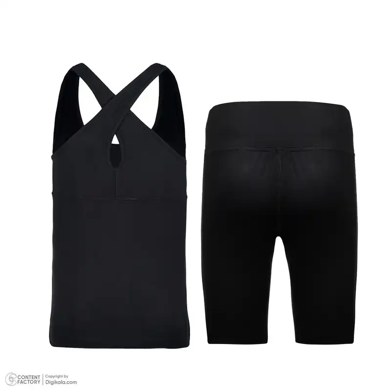 ست تاپ و شلوارک ورزشی زنانه مدل T1026