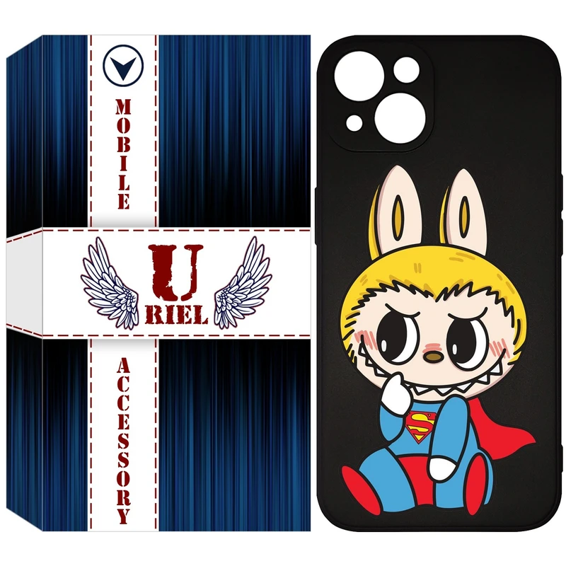 کاور یوریل مدل KSH کد 147 طرح عروسک لبوبو مناسب برای گوشی موبایل اپل iPhone 13