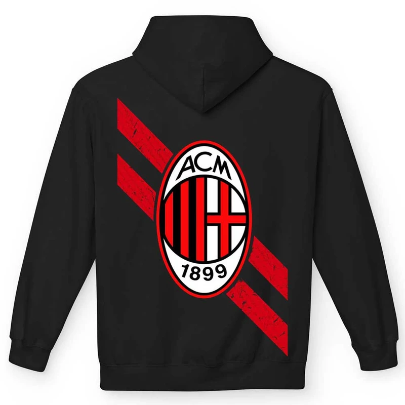 هودی مردانه مدل تیم میلان کد 3-400