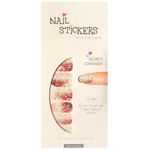 استیکر طراحی ناخن مدل گل کد NA027