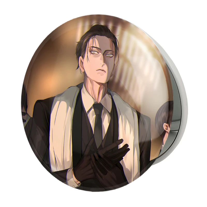 آینه جیبی خندالو طرح ارن انیمه اتک آن تایتان Attack on Titan مدل تاشو کد 18521