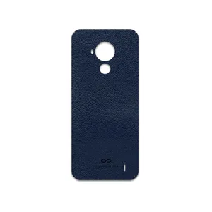 MAHOOT Deep-Blue-Leather Cover Sticker for Nokia C30