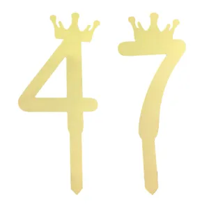 تاپر کیک هانستو مدل عدد 47 کد TPN47 مجموعه 2 عددی