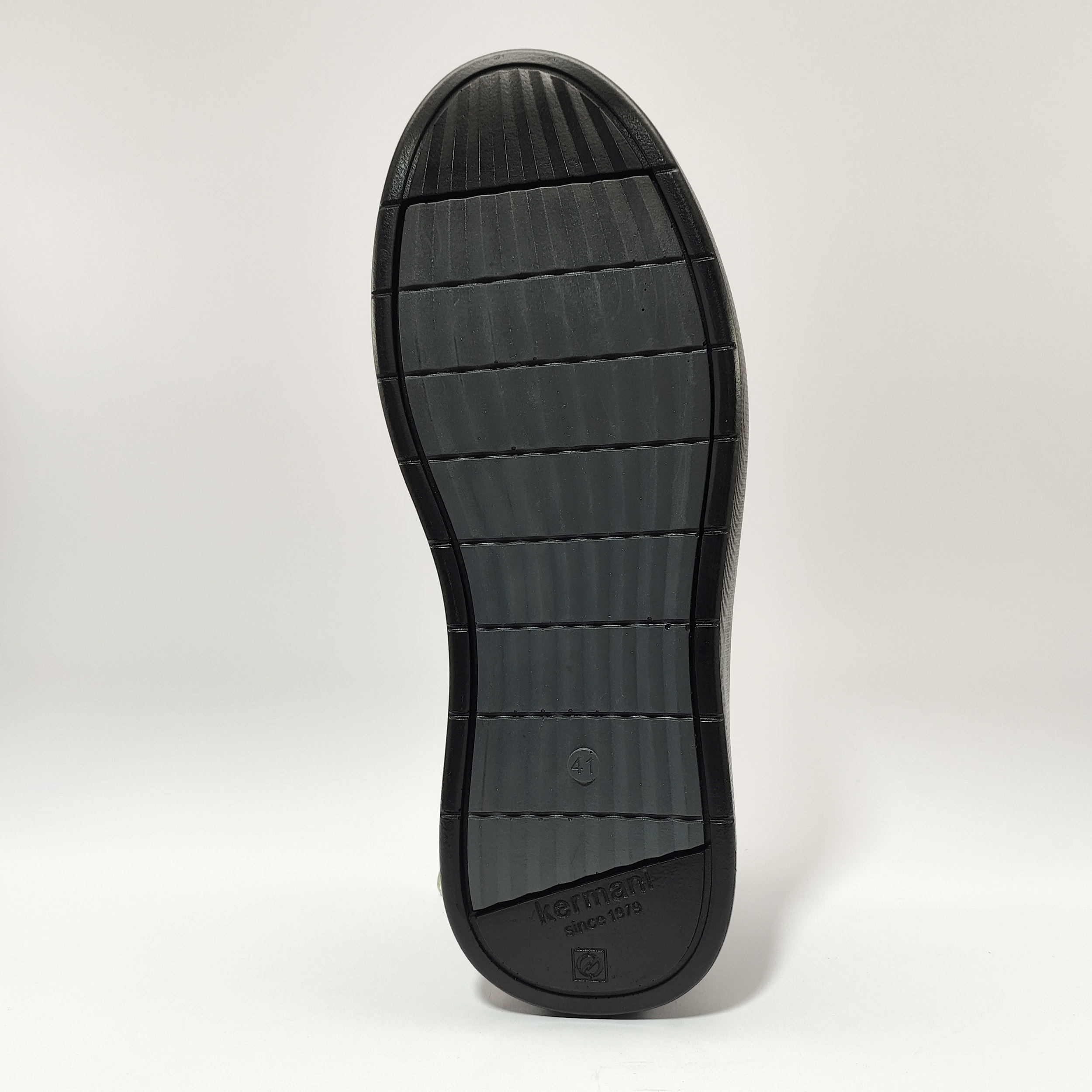 کفش کالج مردانه کرمانی مدل چرم دستدوز طبیعی فلوتر کد 514 رنگ مشکی
