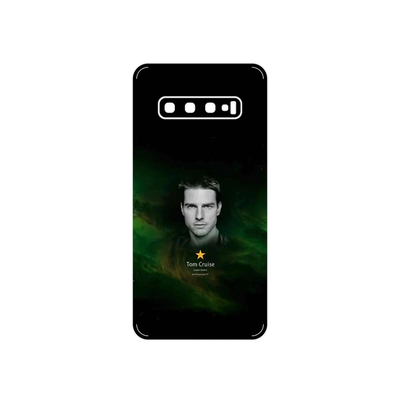 برچسب پوششی ماهوت مدل Tom Cruise مناسب برای گوشی موبایل سامسونگ Galaxy S10