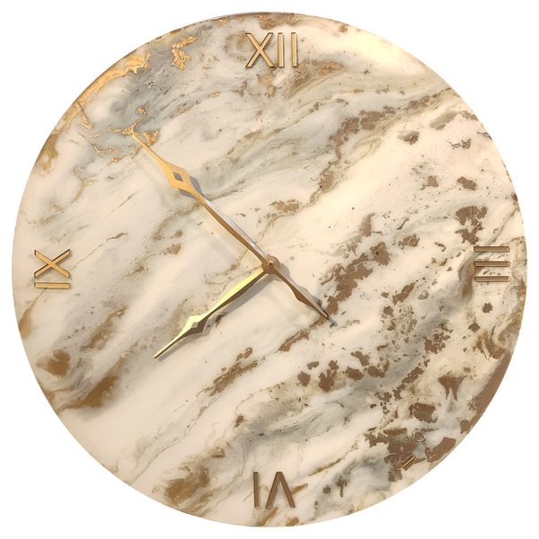 ساعت دیواری مدل سنگ مصنوعی کد Cio7d6010