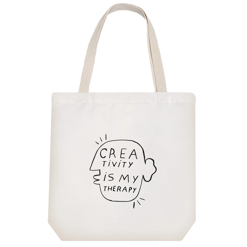 ساک خرید خندالو مدل Caer Tivity Is My Therapy کد 9022