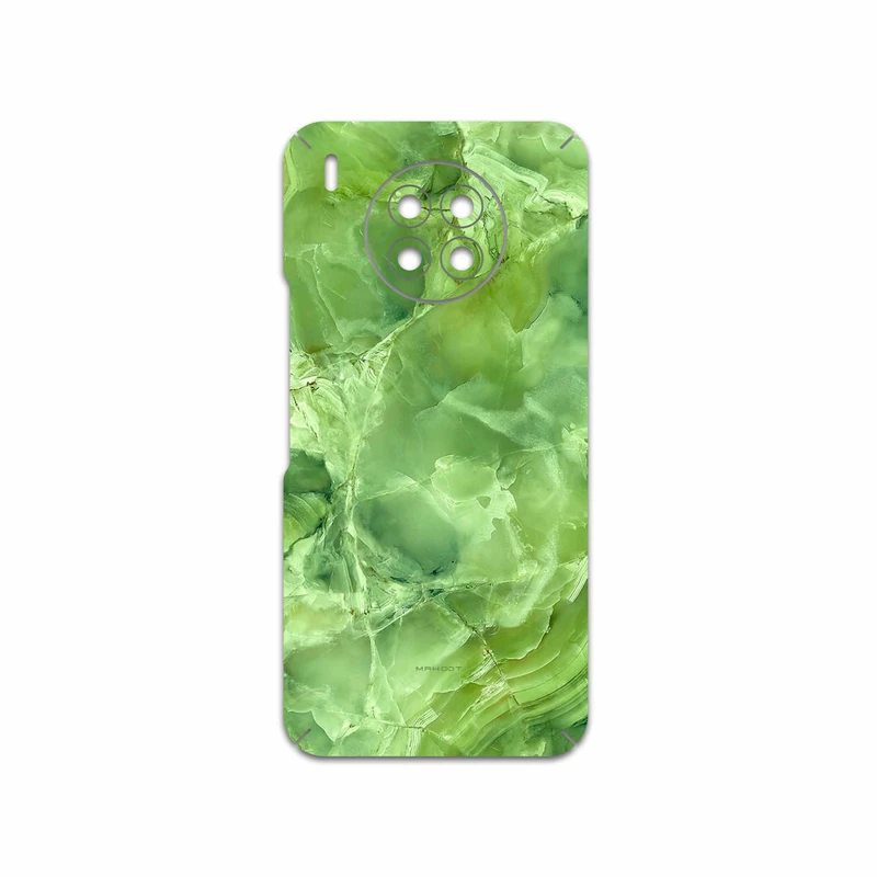 برچسب پوششی ماهوت مدل Green-Crystal-Marble مناسب برای گوشی موبایل آنر 50 Lite
