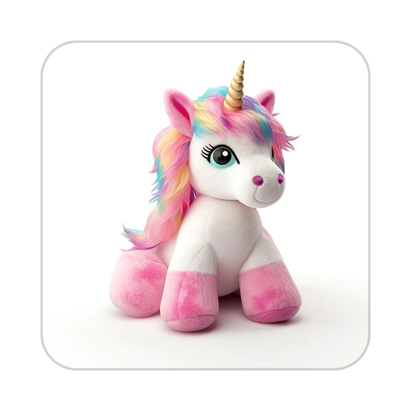 زیر لیوانی کاکتی طرح اسب تک شاخ و یونیکورن مدل mp28882