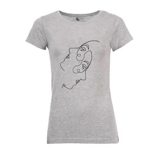 تی شرت آستین کوتاه زنانه مدل نیم رخ