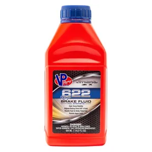 روغن ترمز وی پی ریسینگ طرح Brake fluid مدل 622 کد vp6 حجم 500 میلی لیتر
