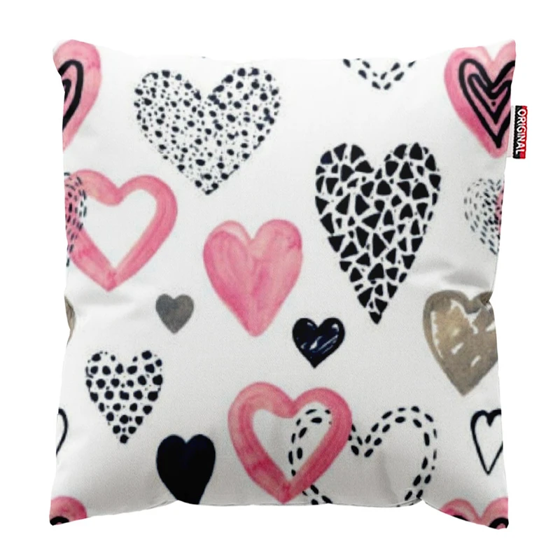 کوسن پاد آفرین طرح قلب سایز 30*30 سانتی متر