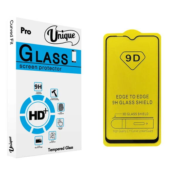 محافظ صفحه نمایش 9D يونيک مدل +Clear مناسب برای گوشی موبایل سامسونگ Galaxy A10