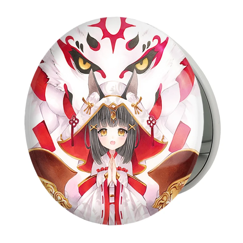آینه جیبی خندالو طرح بازی آزور لین (Azur Lane) مدل تاشو کد 34271