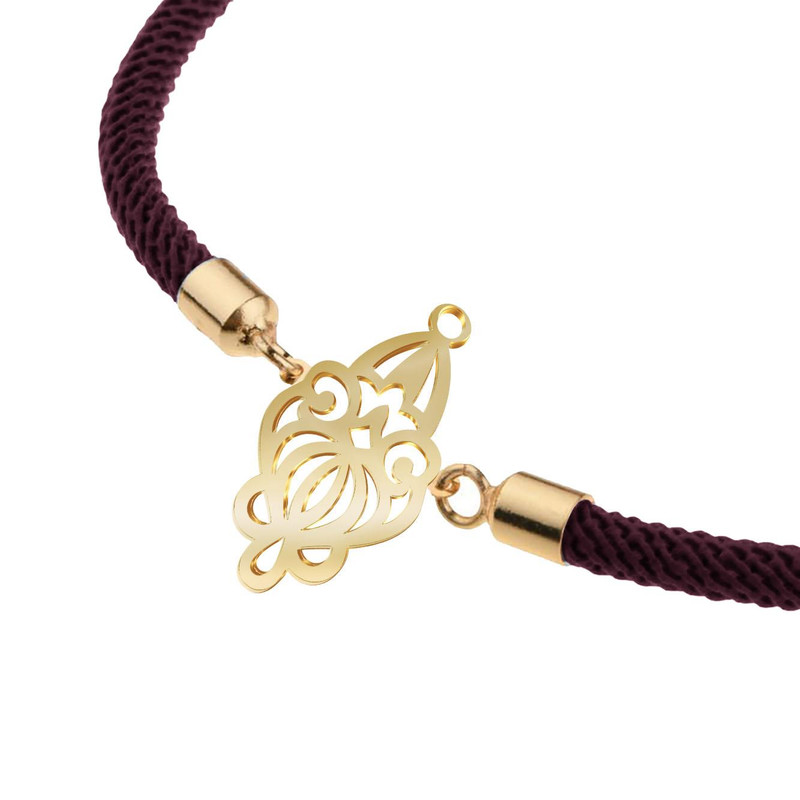 دستبند طلا 18 عیار زنانه مدوپد مدل اسلیمی کد D11-10633