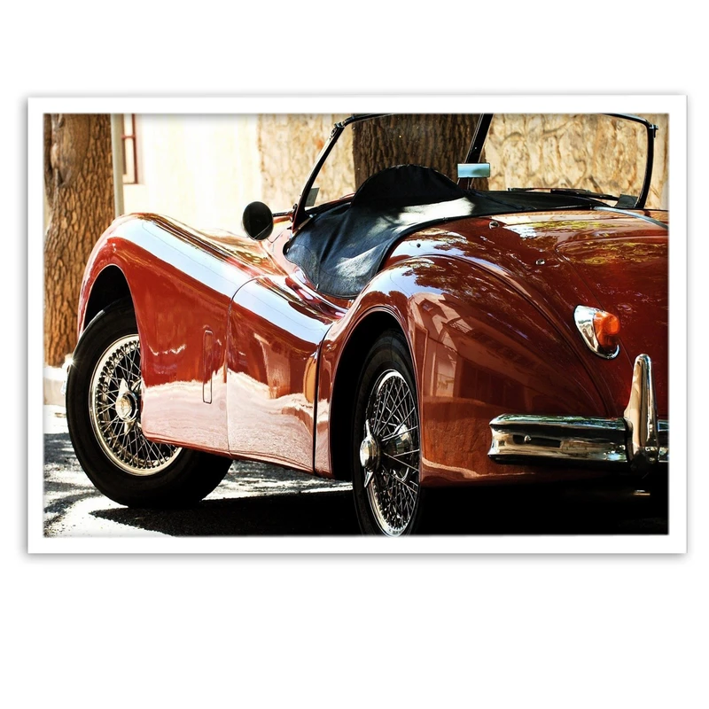 تابلو بکلیت طرح ماشین کلاسیک مدل W-4881