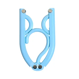 چوب لباسی اچ ام مدل تاشو کد HM6 بسته 6 عددی