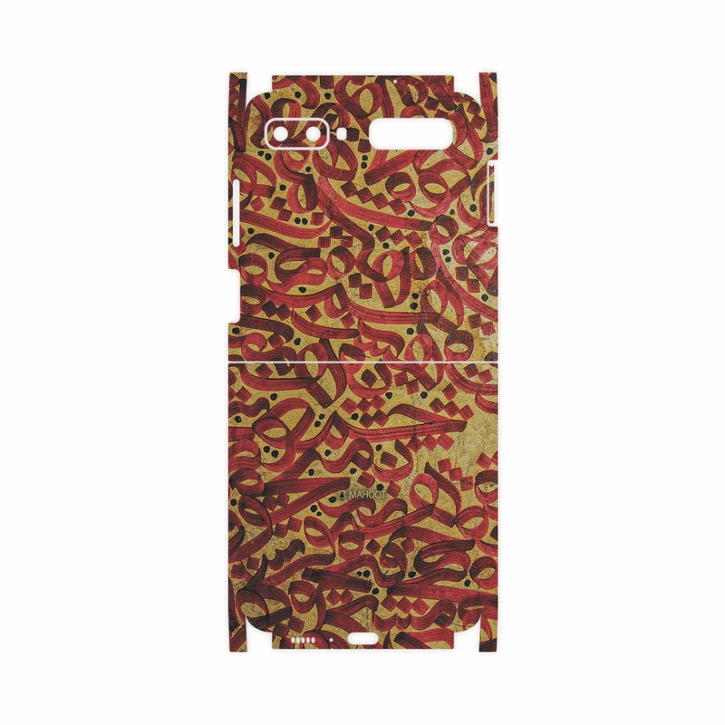 برچسب پوششی ماهوت مدل Nastaliq-6-FullSkin مناسب برای گوشی موبایل سامسونگ Galaxy Z Flip
