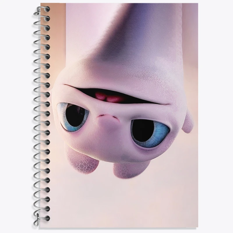 دفتر زبان 50 برگ خندالو مدل دو خط طرح اژدها سواران کد N5861